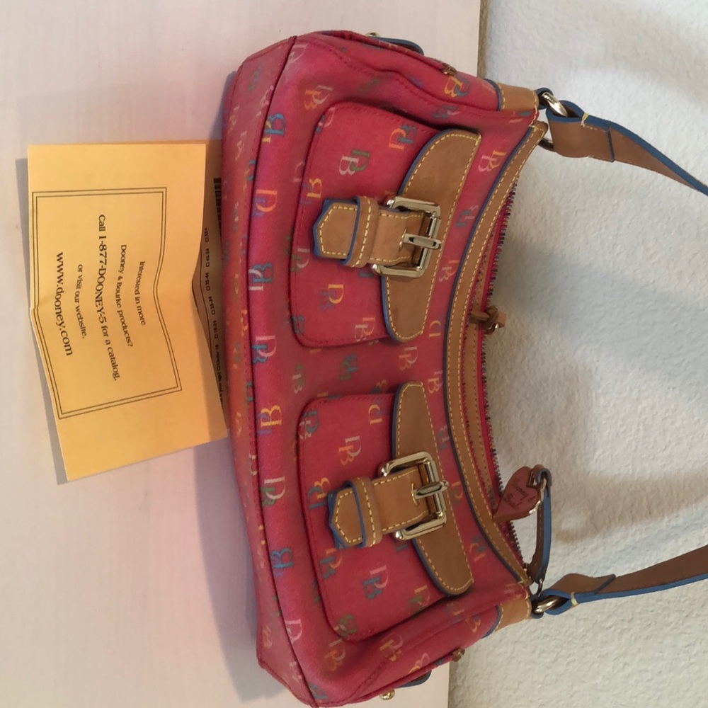 Dooney & Bourke Raspberry Multi Handbag 💗💖 - Picture 9 of 11